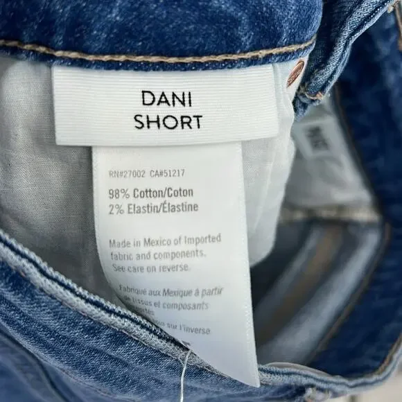 Paige Women's Dani High Rise Short - Leela Destructed - 24 - New with tags